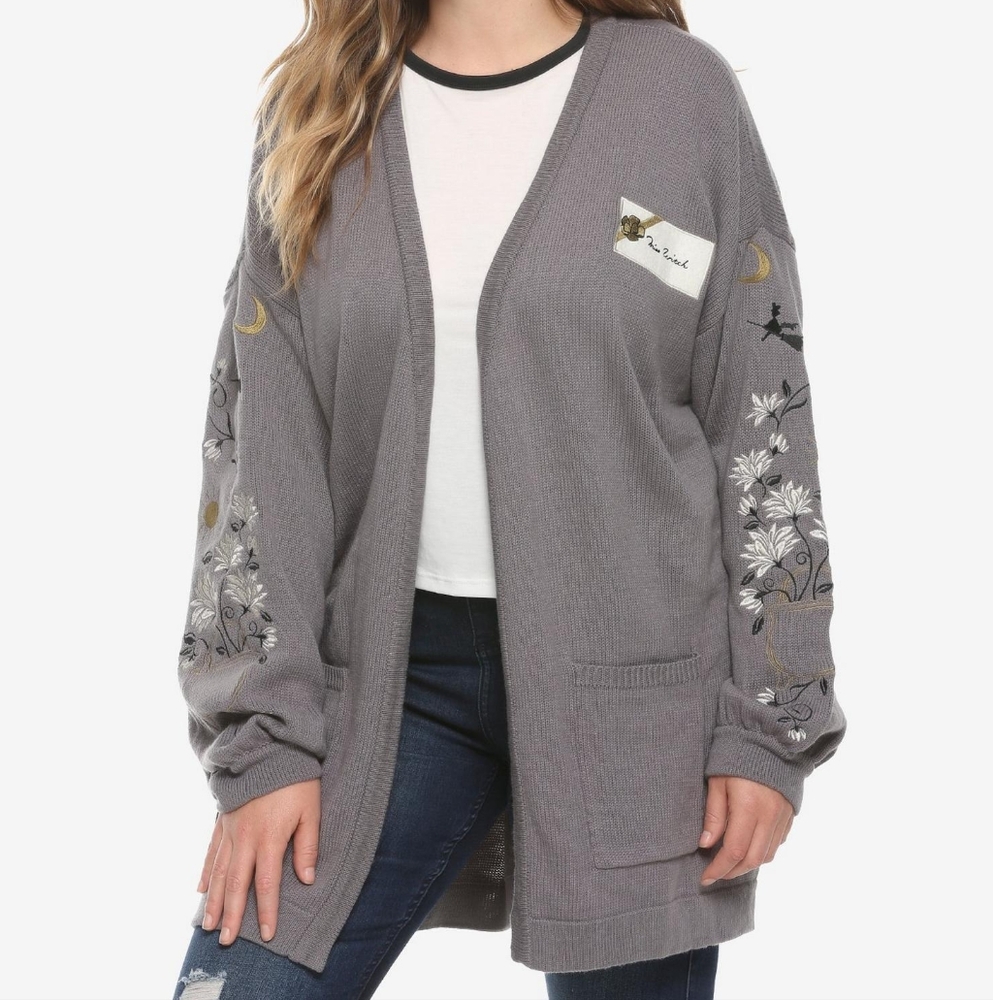 Studio Ghibli Kiki's Delivery Service Miss Witch Floral Cardigan Size Small